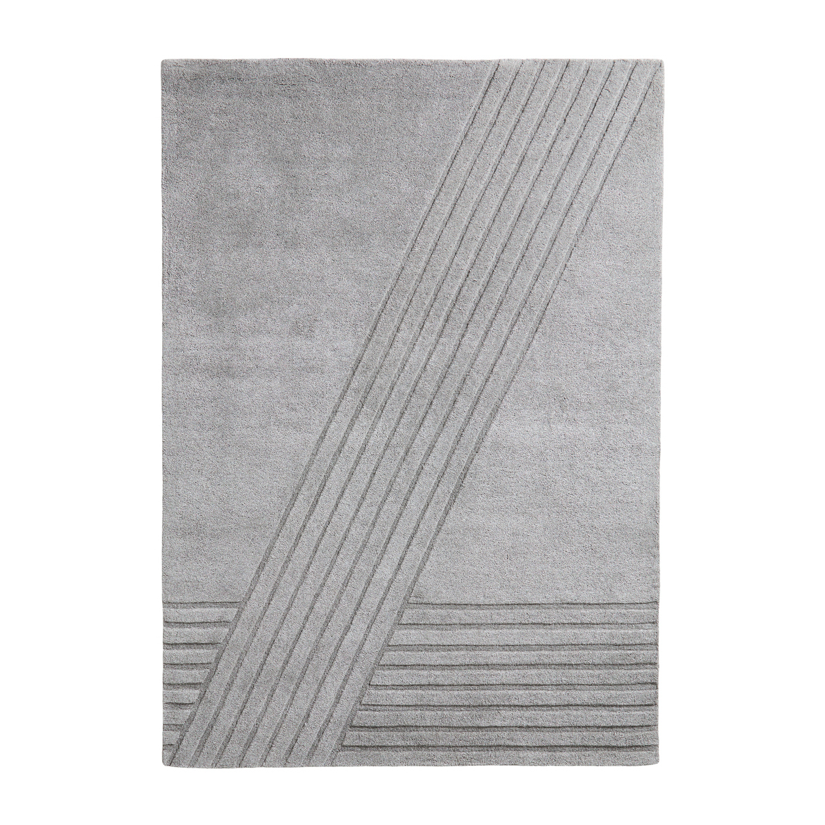 Woud Kyoto rug grey 170x240 cm