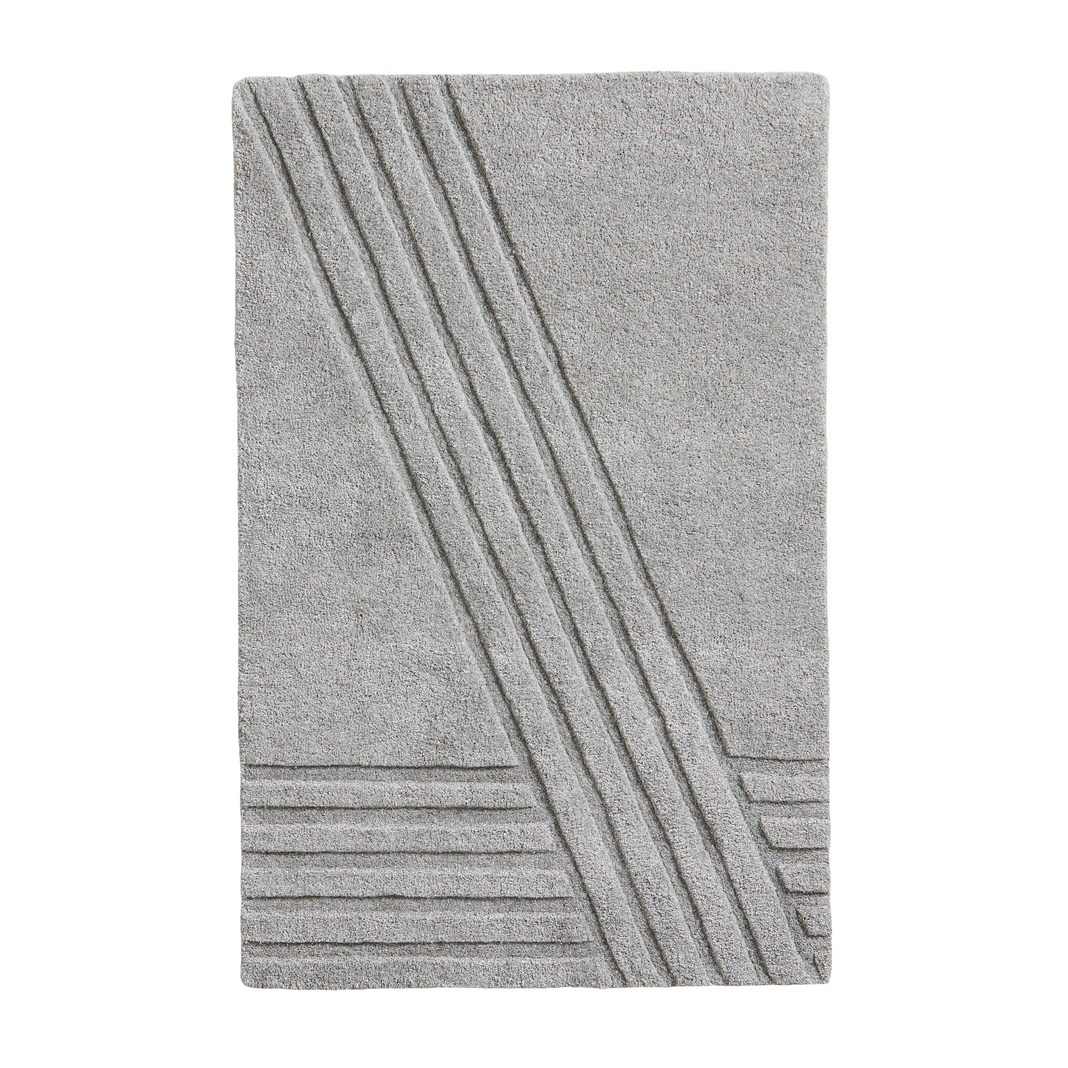 Woud Kyoto rug grey 90x140 cm