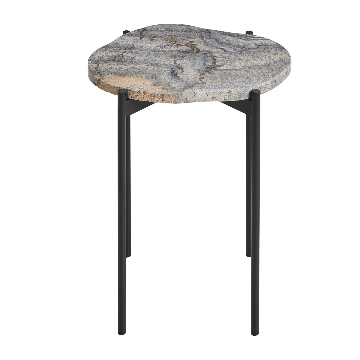 Woud La Terra occasional table. small Grey melange