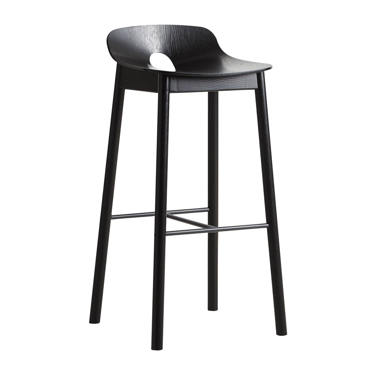 Woud Mono barstool Black