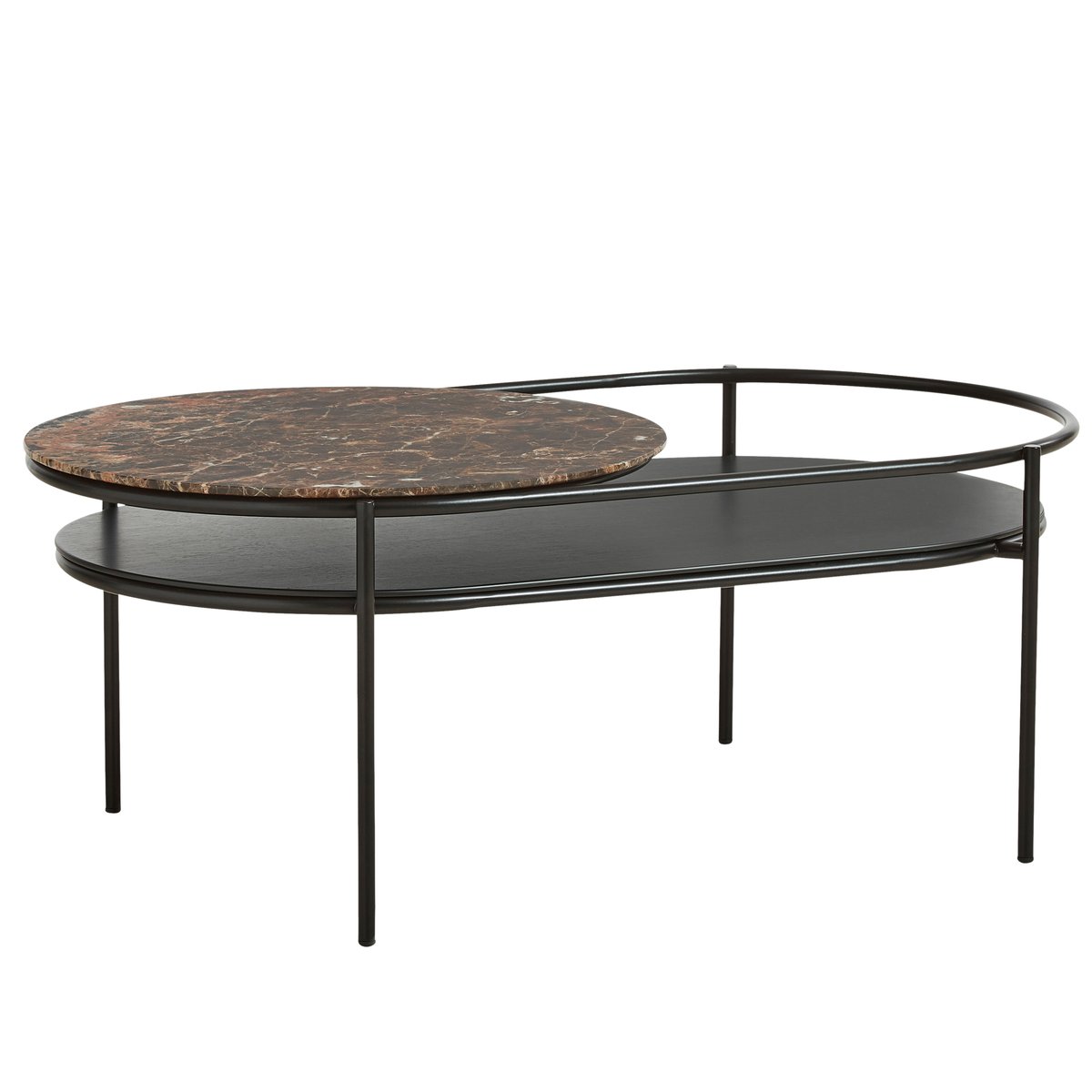 Woud Verde coffee table Brown marble