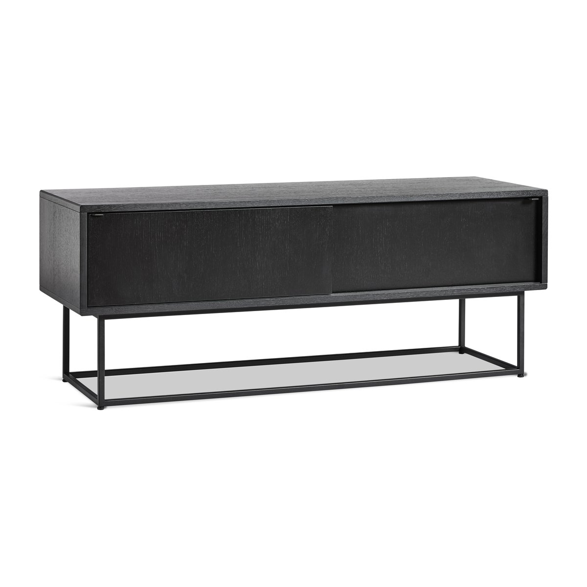 Woud Virka media bench Black