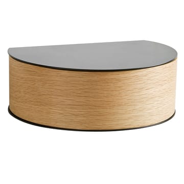 Wallie shelf - black. oak - Woud