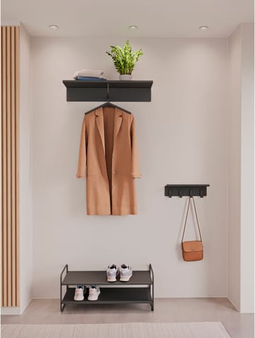 A-Coat rack hat shelf - Svart - Zone Denmark