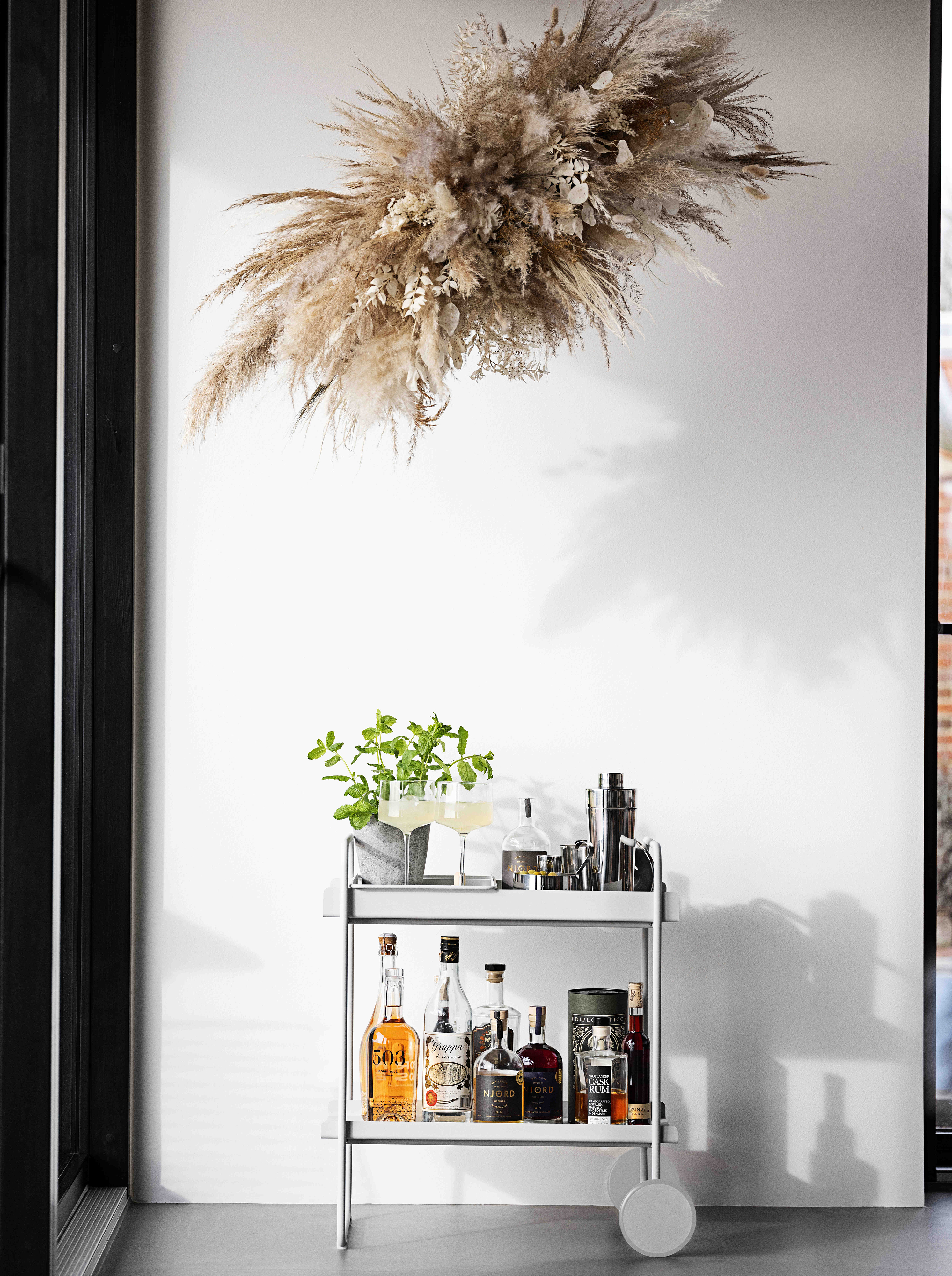 Zone Denmark A-Cocktail Trolley, Black - Worldshop