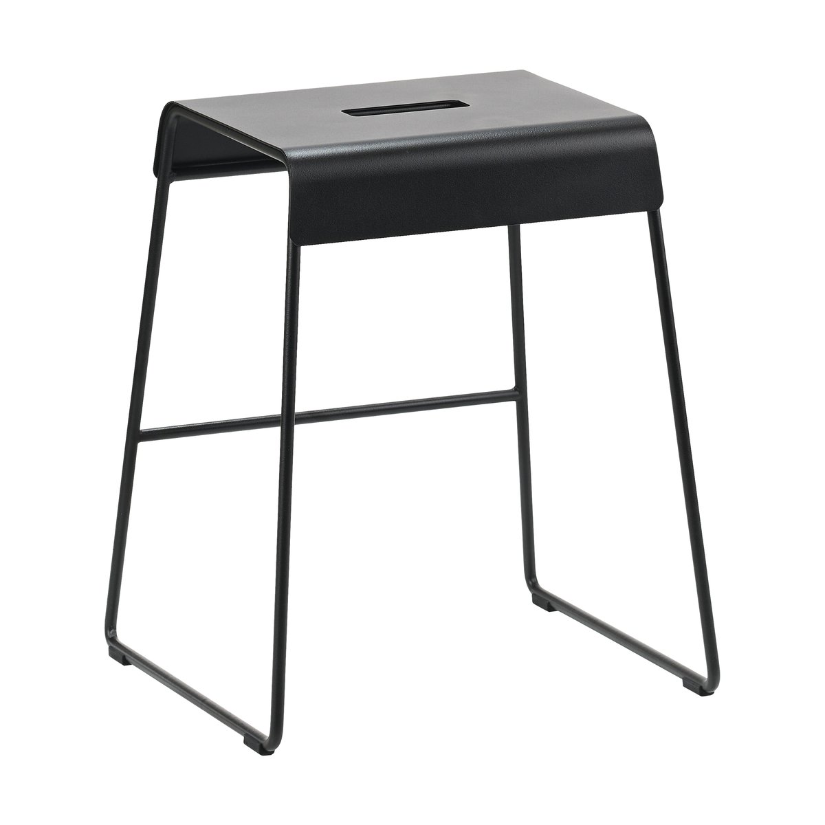 Zone Denmark A-stool outdoor stool 45 cm Black