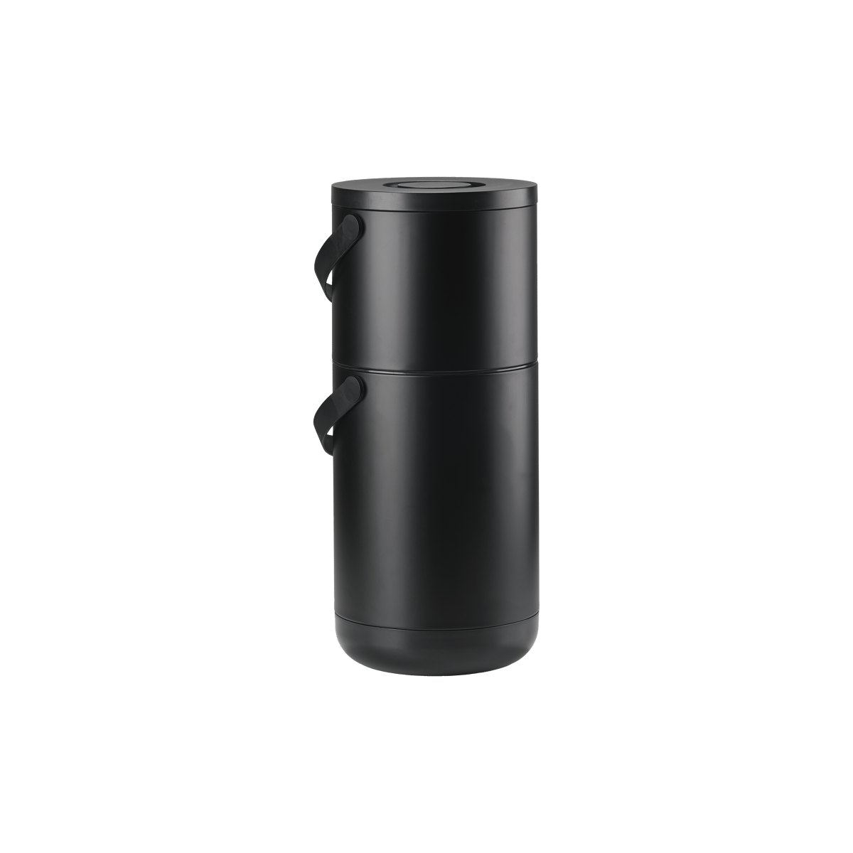 Zone Denmark Circular Trash Can 22+12 L Black