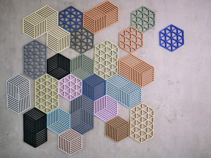 Hexagon trivet large, Cool Grey Zone Denmark