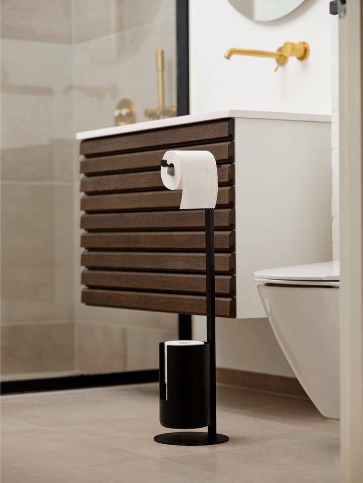 Rim freestanding toilet paper holder - Svart - Zone Denmark