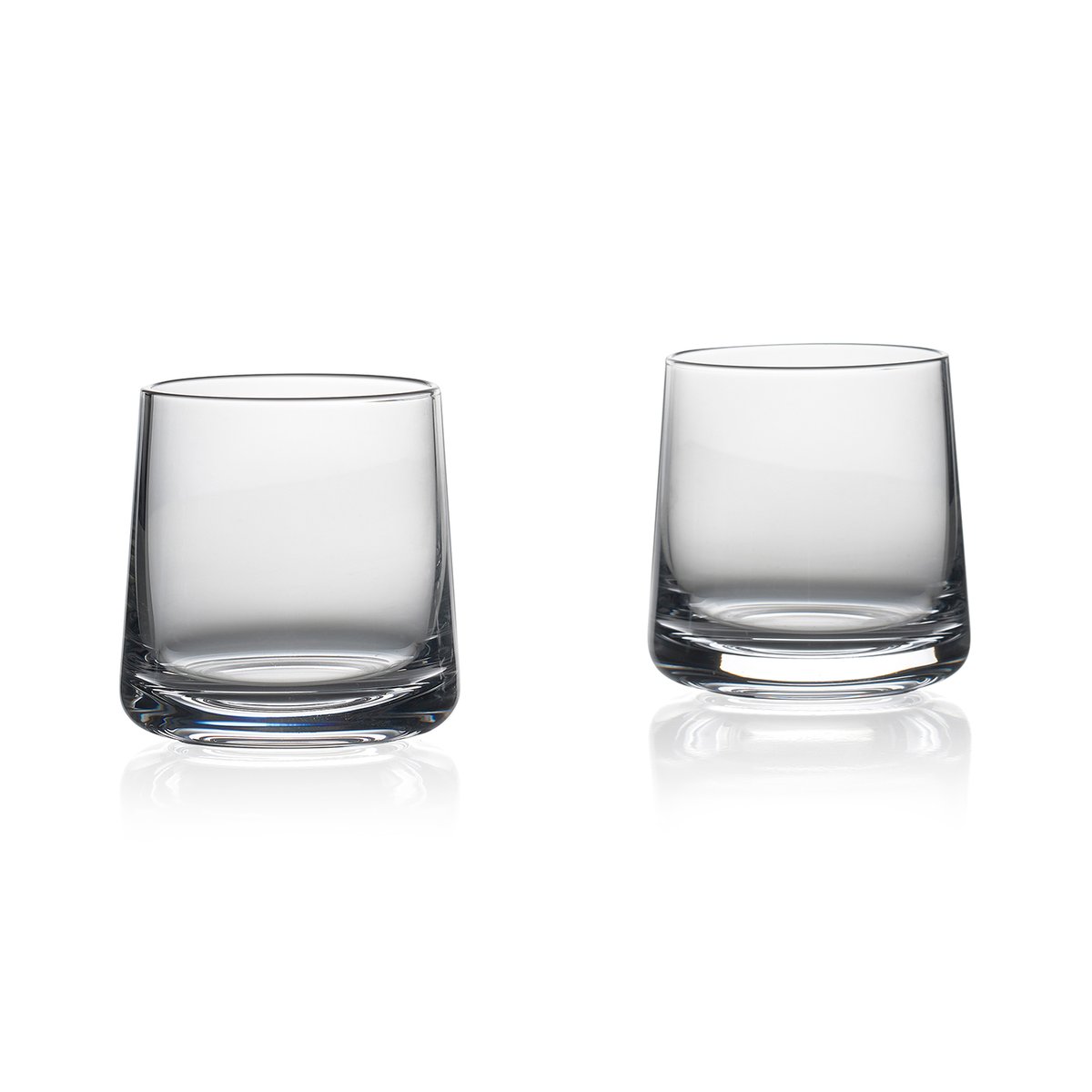 Zone Denmark Rocks lowball glass 2-pack 22 cl | Scandinavian Design | Transparent