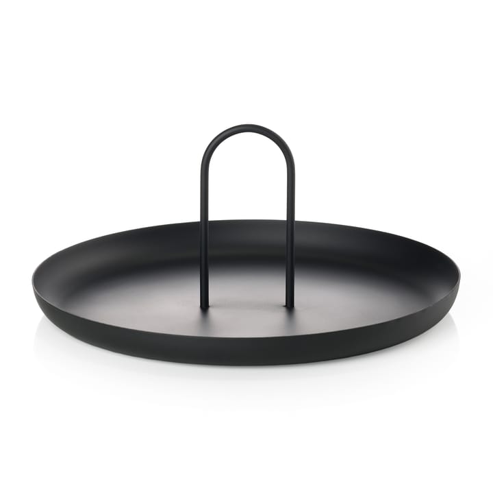 Singles tray with handle Ø20 cm - Black - Zone Denmark