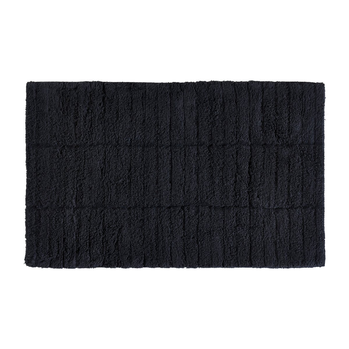 Zone Denmark Tiles bathroom rug Black | Scandinavian Design | Bath mats | Black