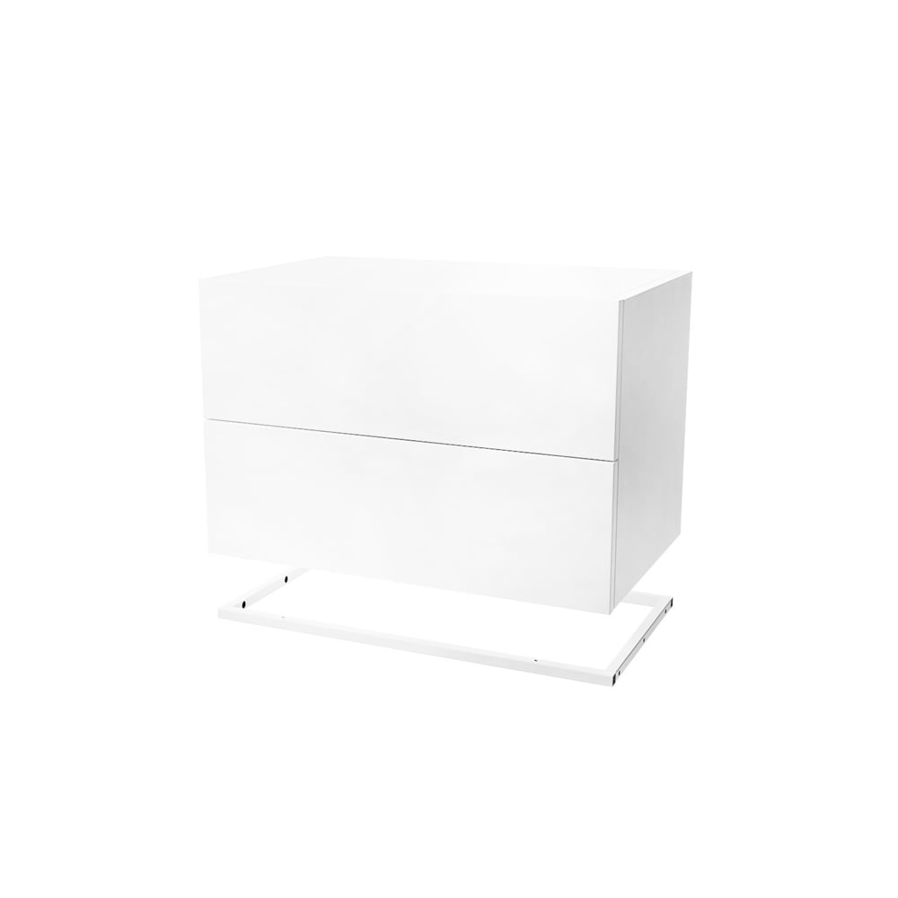 Zweed Molto 560 drawer module White including white metal frame