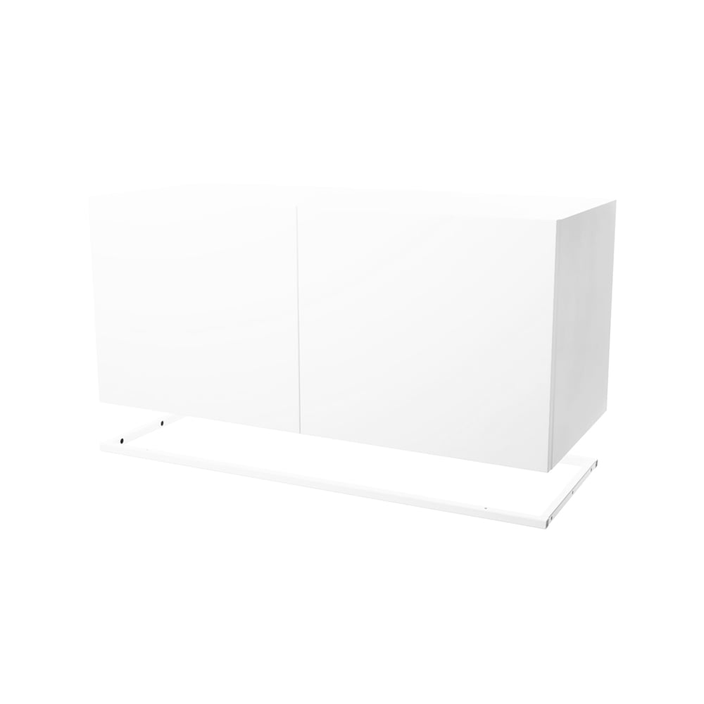 Zweed Molto 840 cabinet- modul White. incl. white metal frame