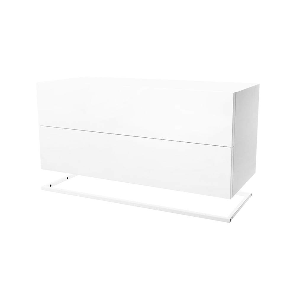 Zweed Molto 840 drawer module White including white metal frame