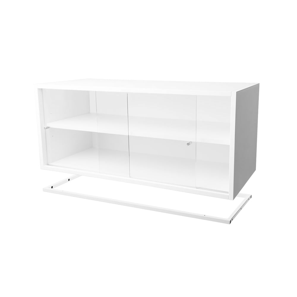 Zweed Molto display case module 840 White, incl. white metal frame