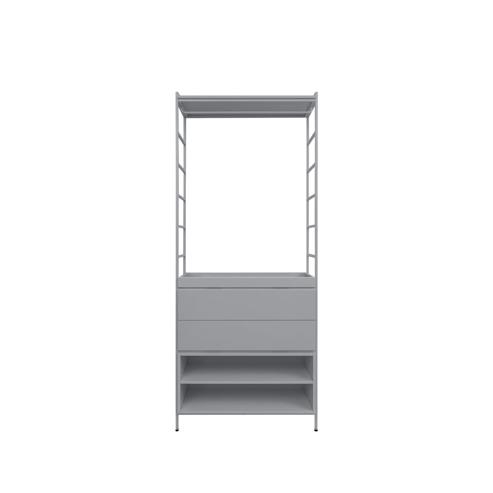 Zweed Molto High shelving system Grey, 1 section