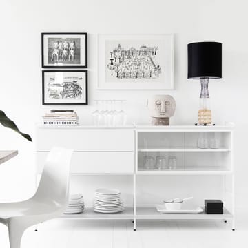 Molto shelving - White, middle - Zweed