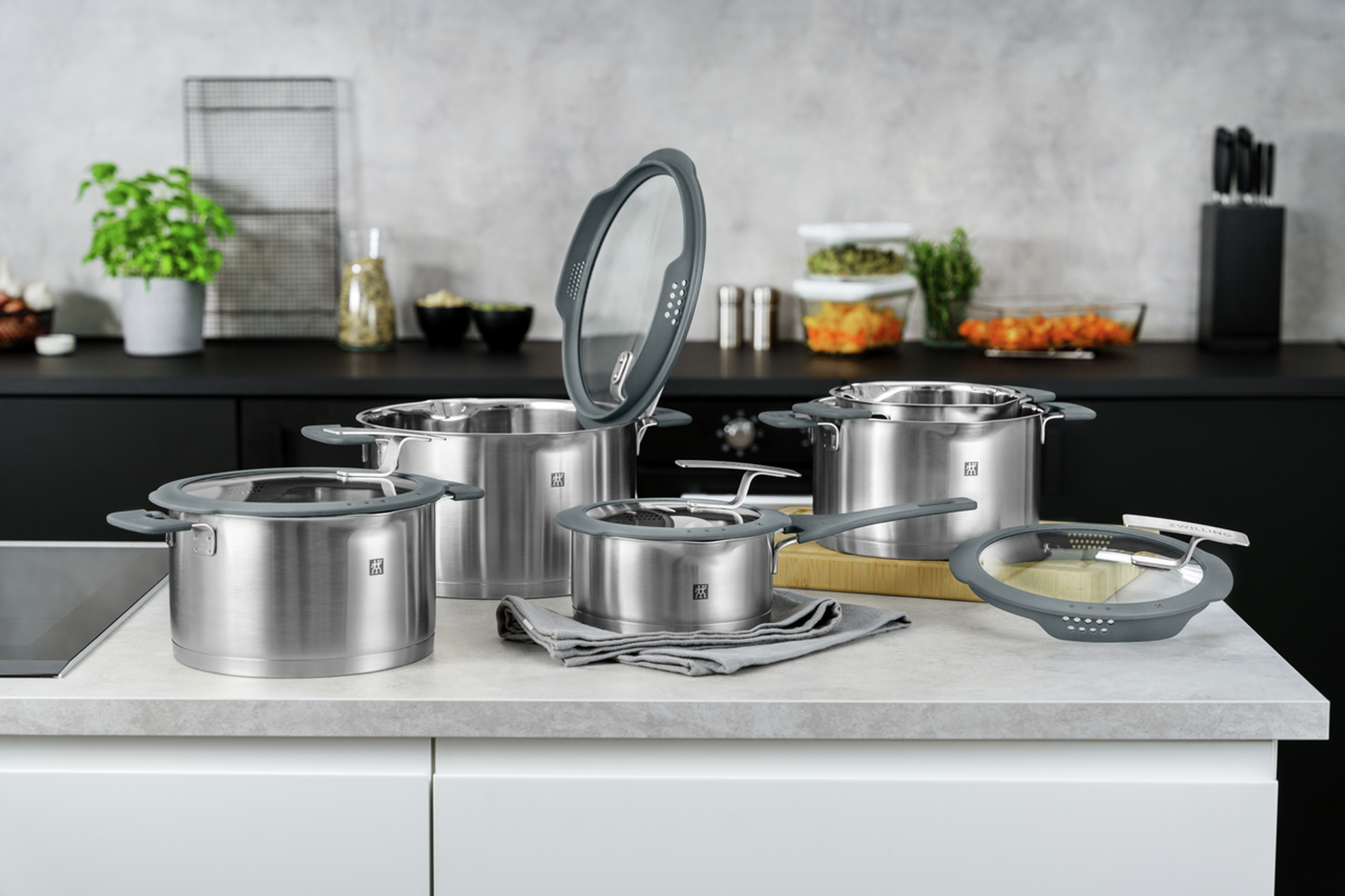 Zwilling Simplify Pot Set 5 Pieces - Cookware Sets Stainless Steel - 1009150