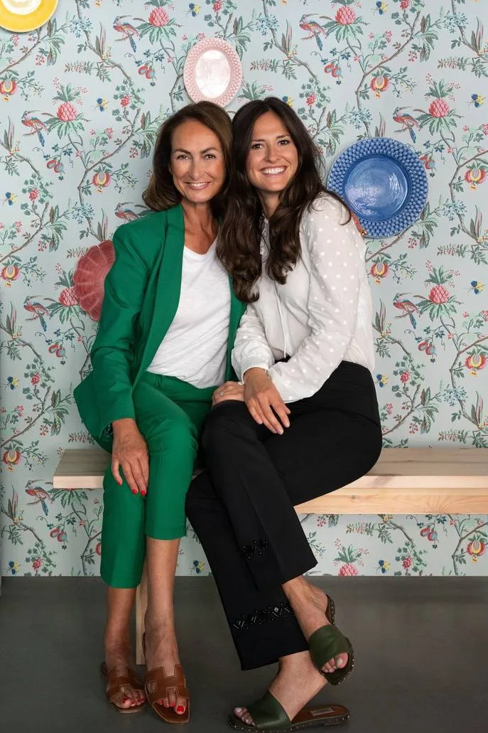 Teresa Mateus Lundahl and Filippa Burenstam Linder the driving forces behind the ceramic company 
Mateus where Swedish design meets Portuguese craftsmanship.
