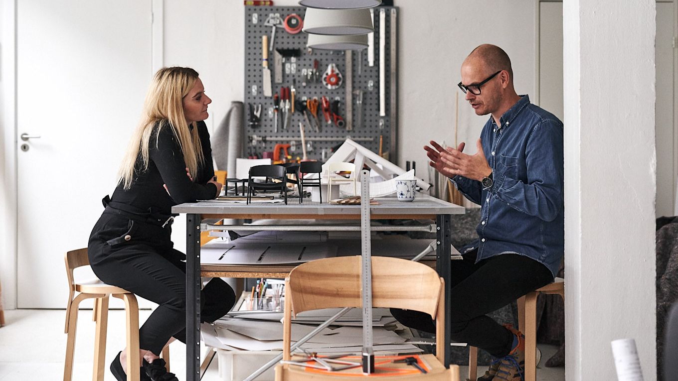 Interview between Nordic Nest and Thomas Bentzen in his studio in Copenhagen.