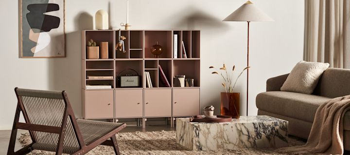 Organise your home - Montana's shelving system allows you to bring order to any room in your home.