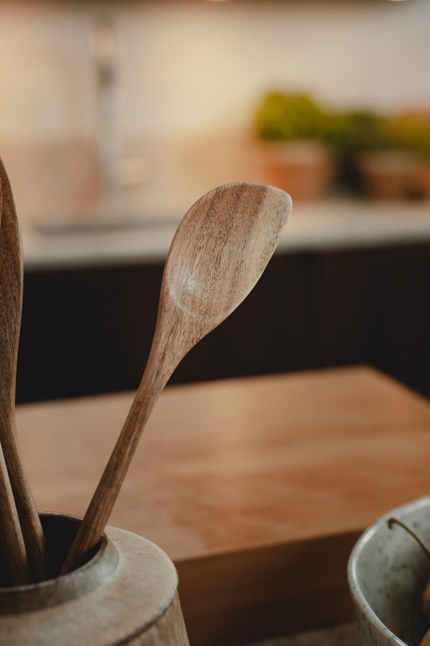 Wood spoon from the brand Markus Aujalay.