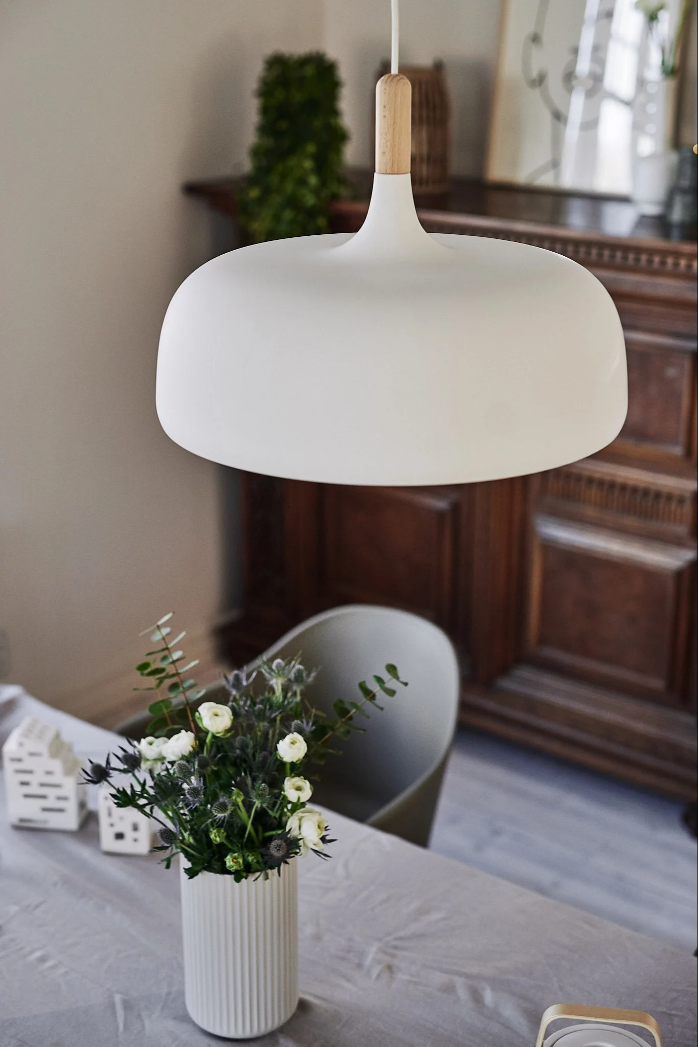 Acorn pendant lamp from Northern fits right into Scandinavian interior design.