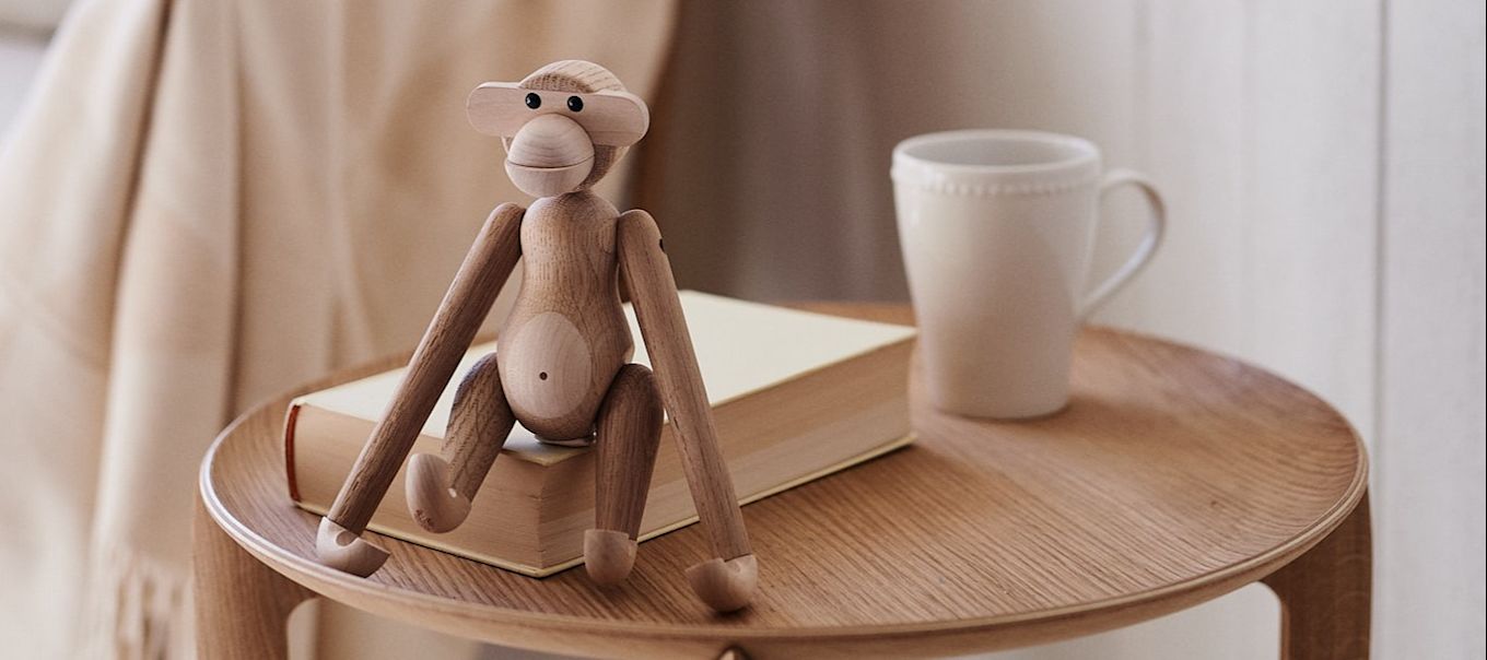 Kay Bojesen wodden monkey, a true scandinavian design classic. 