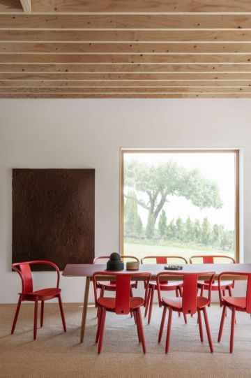 Scandinavian Interior Design Trends 2024 Red Dining Chairs ?preset=tiny