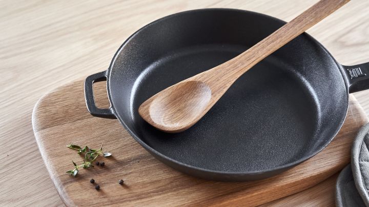 Buy Staub Cast Iron - Fry Pans/ Skillets Pancake pan with wooden handle