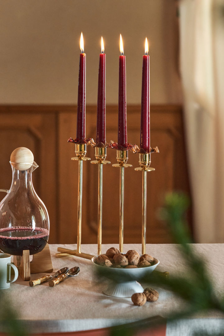 The Hilke advent candle holder is a traditional addition to your Christmas decorations for 2024. 