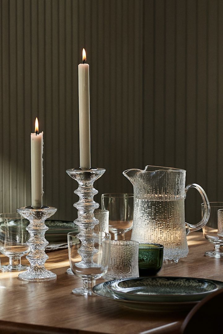 The Festivo candlesticks from Iittala are just the thing to set the table with, according to the Scandinavian interior design trends for 2025. 